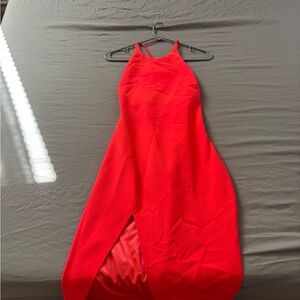 Vintage Bardot Hot Pink/Red Dress